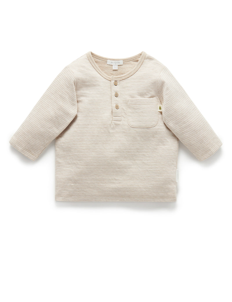 Purebaby Henley Tee