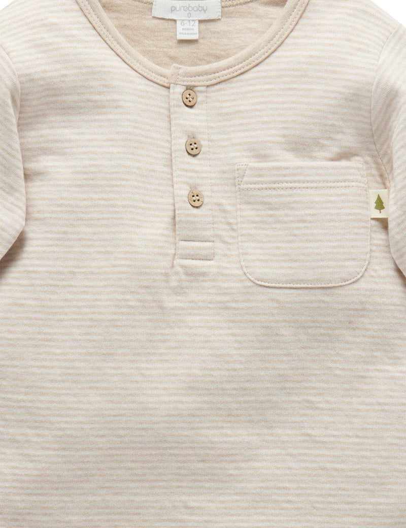 Purebaby Henley Tee