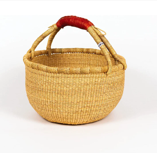 Round Basket Natural Medium