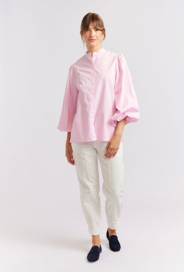 Alessandra Magnolia Stripe Shirt - Marval Designs