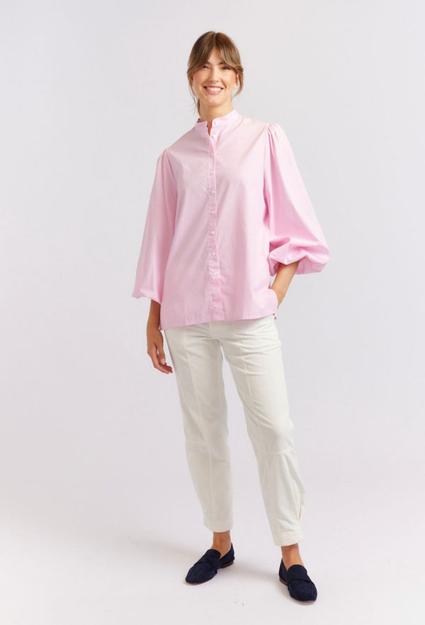 Alessandra Magnolia Stripe Shirt - Marval Designs