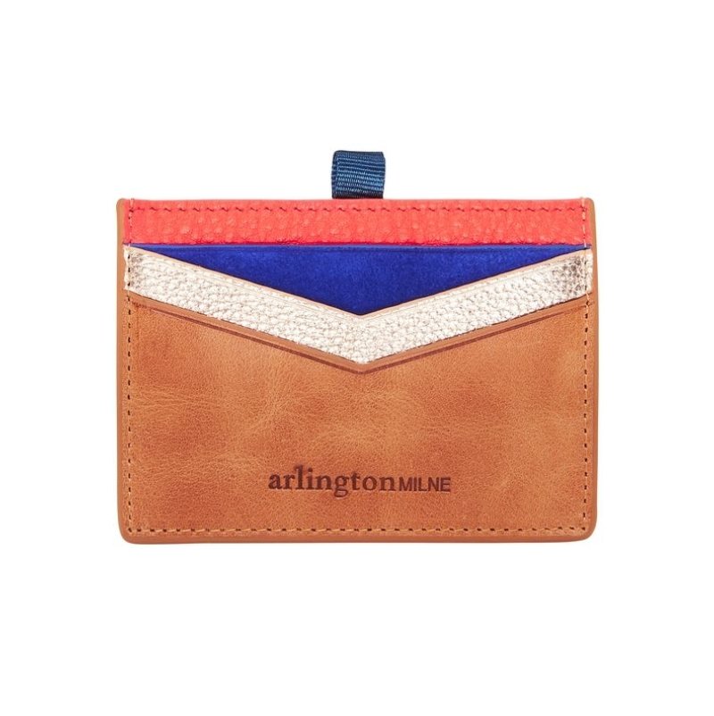 Arlington Milne Alexis Leather Card Holder - Marval Designs