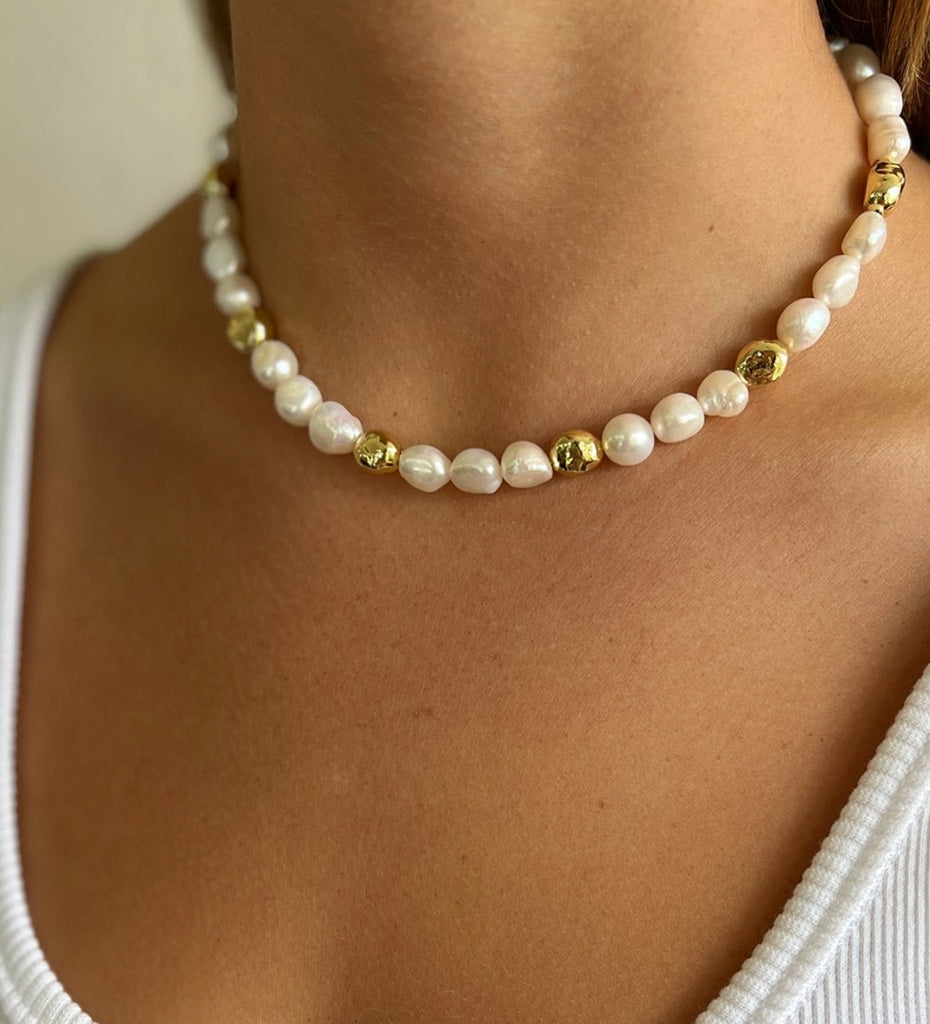 Arms Of Eve Juliet Pearl Necklace - Marval Designs