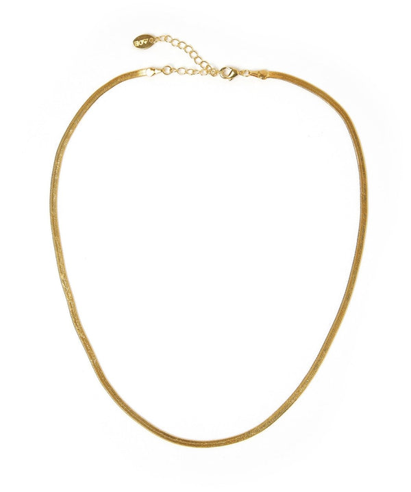 Arms Of Eve Sylvia Gold Snake Chain Necklace - Marval Designs
