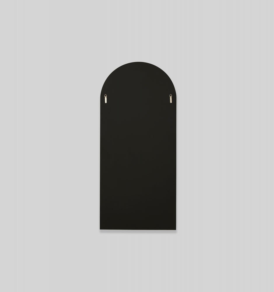 Bjorn Arch Floor Mirror Black 80x180 - Marval Designs