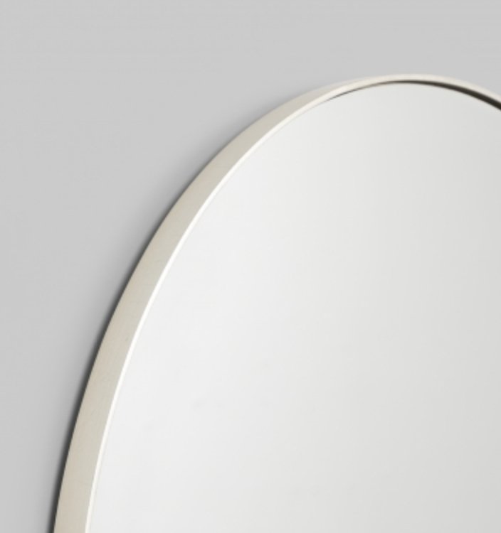 Bjorn Round Silver Mirror - Marval Designs