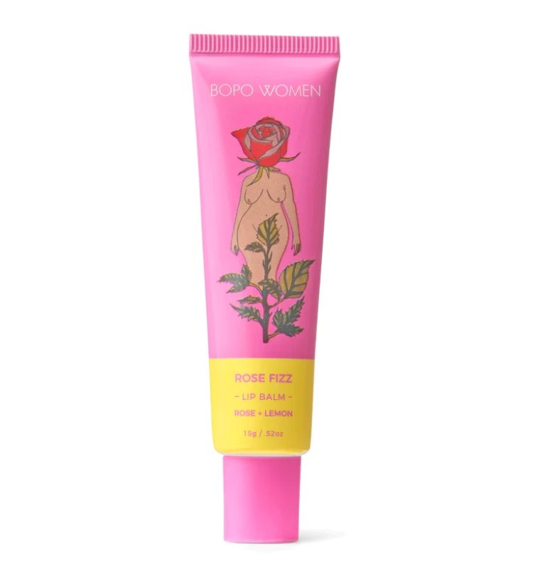 Bopo Rose Fizz Lip Balm - Marval Designs