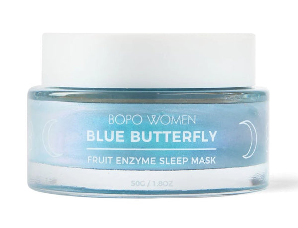Bopo Women Blue Butterfly Sleep Mask - Marval Designs