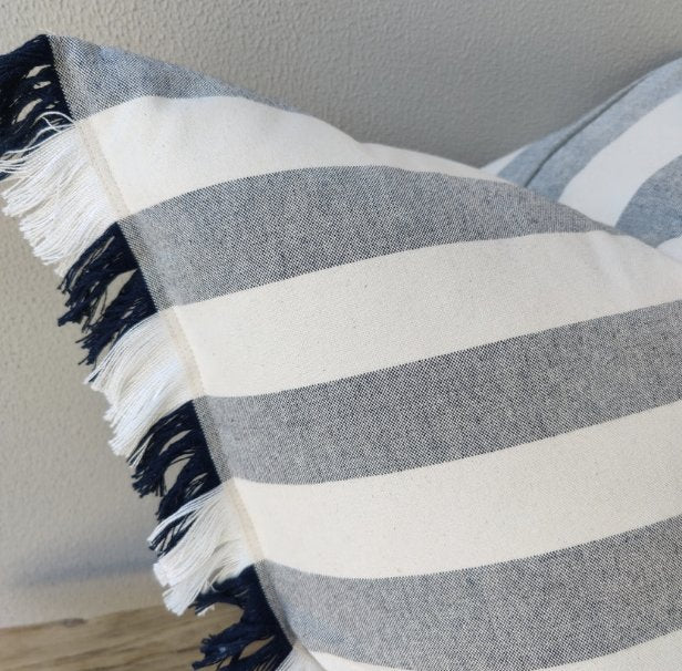 Caribbean Sea 55cm French Linen Cushion - Marval Designs