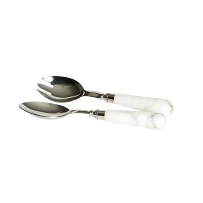 Marble Salad Servers