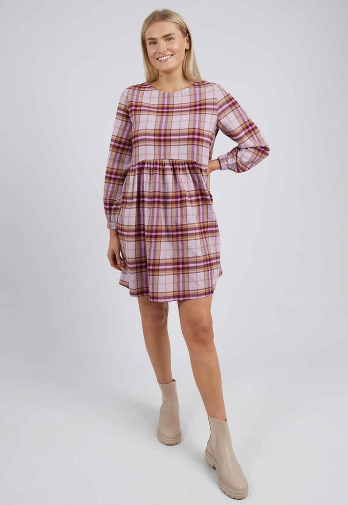 Elm Lifestyle Harriet Check Dress - Marval Designs