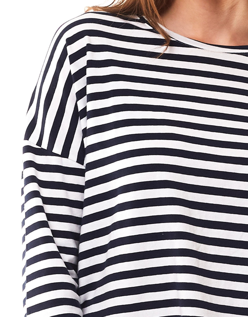 Elm Lifestyle Society Stripe L/S Tee - Marval Designs