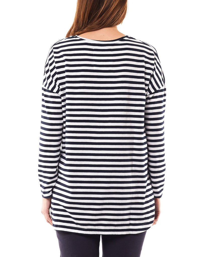 Elm Lifestyle Society Stripe L/S Tee - Marval Designs