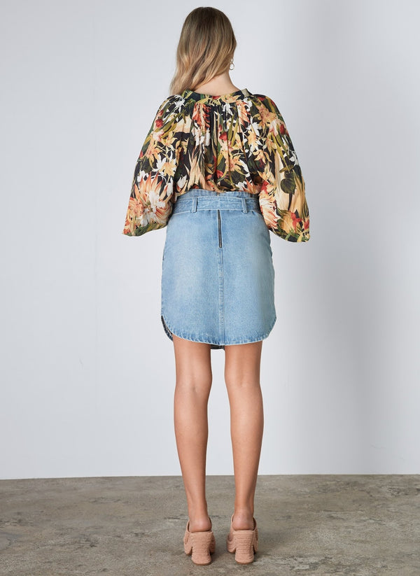 Esmaee Masons Denim Skirt - Marval Designs