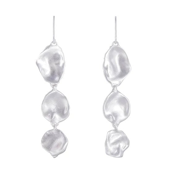 Fairley Silver Seashell Drops - Marval Designs