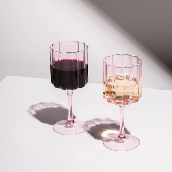 Fazeek Wave Wine Glass Set - Marval Designs