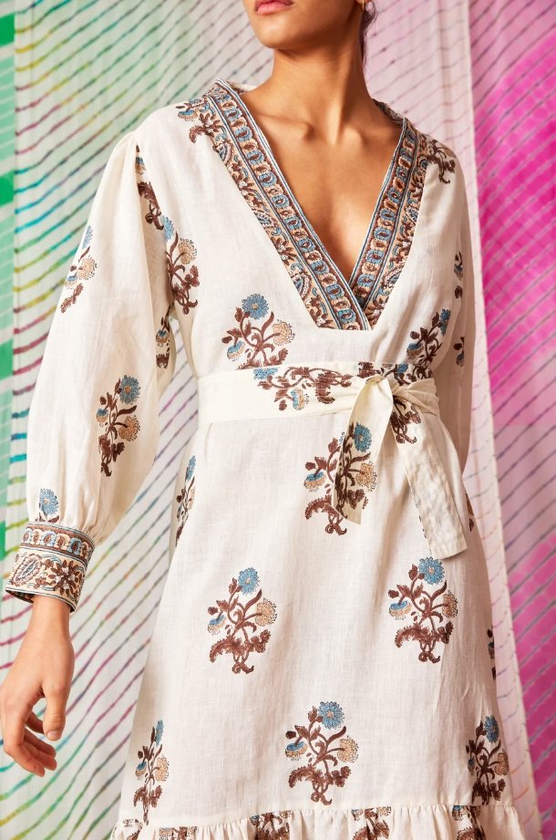 Hannah Kiya Dress Sandwhisper - Marval Designs