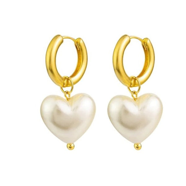 Jolie & Deen Martha Heart Earrings - Marval Designs