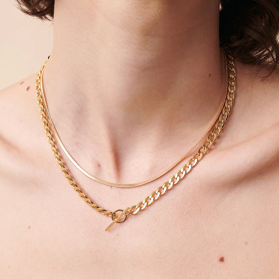 Jolie & Deen Snake Chain Necklace - Marval Designs