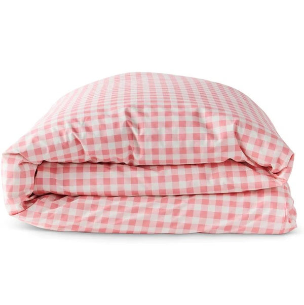 Kip & Co Gingham Candy Organic Cotton Quilt Cover Super King - Marval Designs