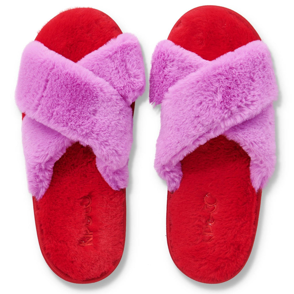 Kip & Co Raspberry Bubble Adult Slippers - Marval Designs