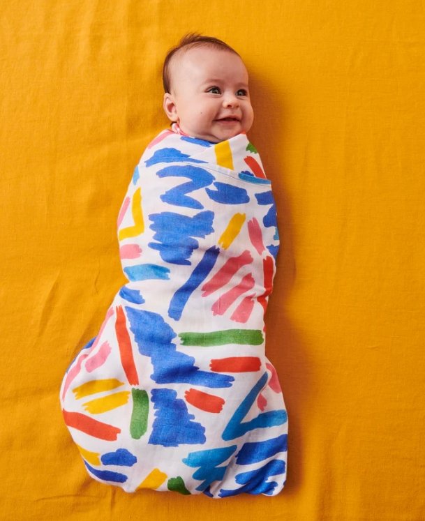 Kip&Co X Ken Done Little Tackers Bamboo Swaddle - Marval Designs