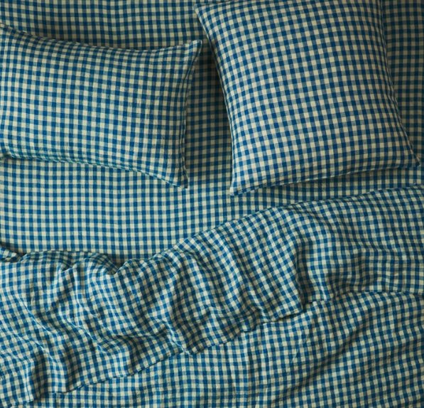 Kirby Linen Euro Pillowcase Set - Marval Designs